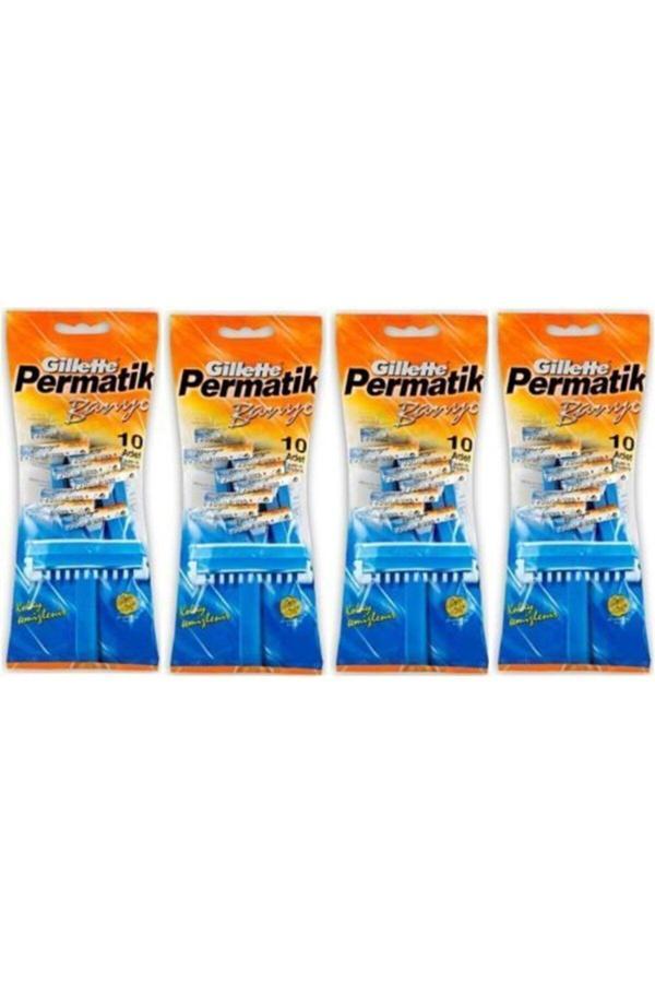Gillette Permatik Banyo 10 Lu X 4 Paket - Image 1
