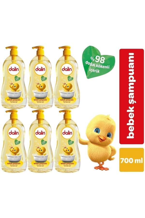 Dalin Bebek Şampuanı Klasik 700Ml Pompalı (6 Lı Set) - Image 1