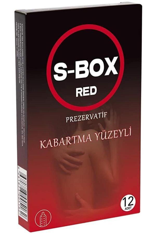 Fiesta S Box 12 Li Prezervatif Kabartmalı Yüzeyli Red ( Haz ) - Image 1