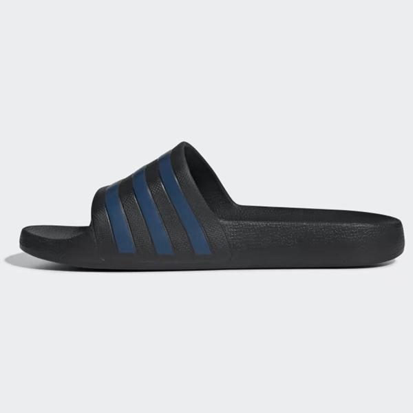 Adidas Adilette Aqua Black Blue Siyah Mavi Kadın Terlik - Image 1