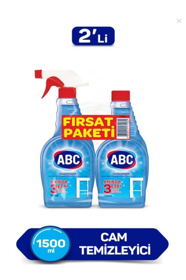 Abc Cam Temizleyici Fırsat Paketi 750 Ml + 750 Ml - Image 1