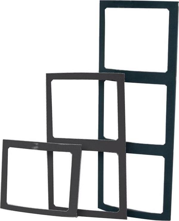 Lalizas Kontrol Paneli Çerçevesi, Tekli,  L 9.5Cm W 10Cm, Siyah - Image 1