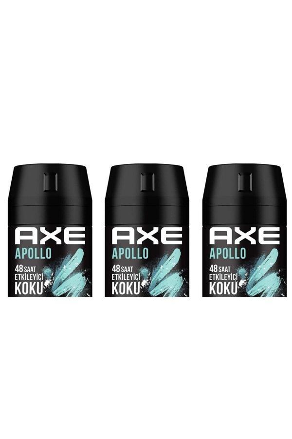 Axe Erkek Deodorant Sprey Apollo 150 Ml 8690637981531 3 Adet - Image 1