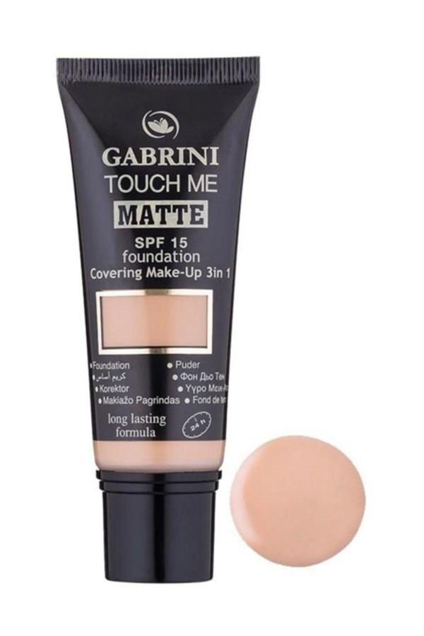 Gabrini Mat Fondöten 3İn1 Touch Me3 - Image 1