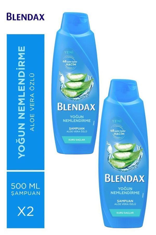 Blendax Yoğun Nemlendirme Aloe Vera Şampuan 500 Ml X 2 Adet - Image 1