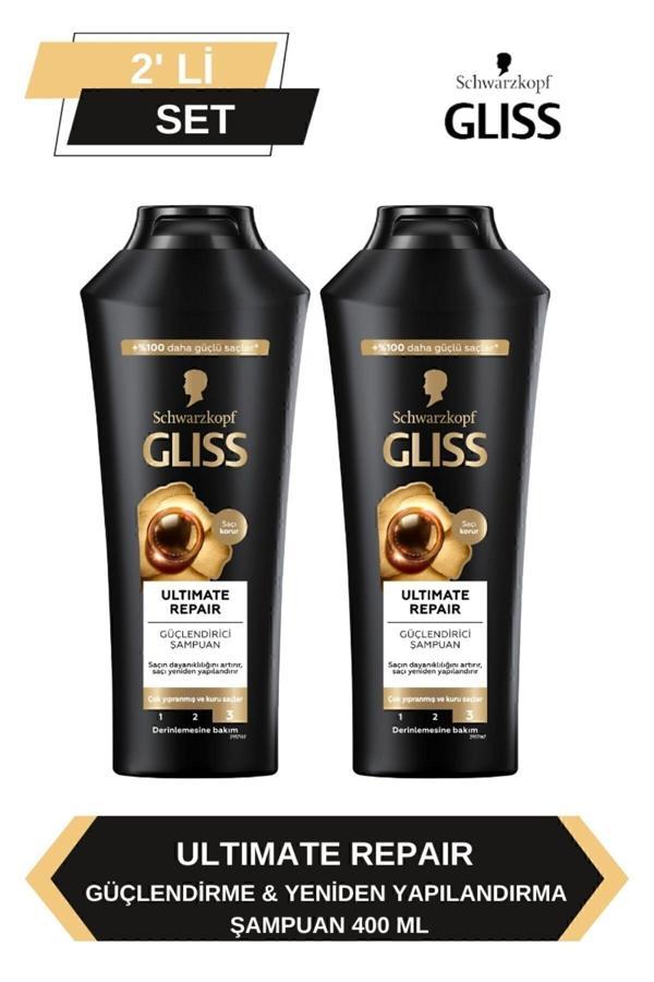 Gliss Ultimate Repair Şampuan 400Ml X 2'Li Set - Image 1
