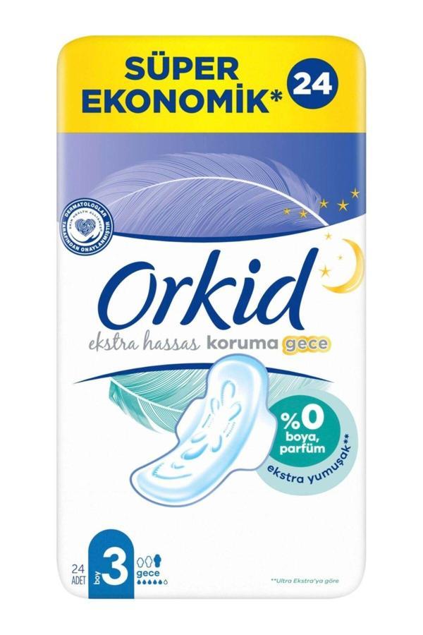 Orkid Ekstra Hassas Koruma - Gece - Süper Ekonomik - 24 - Image 1