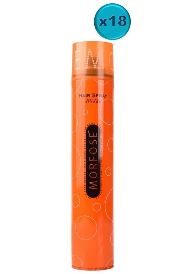 Morfose Saç Spreyi 400Ml Ultra Sert (Turuncu) (18 Li Set) - Image 1