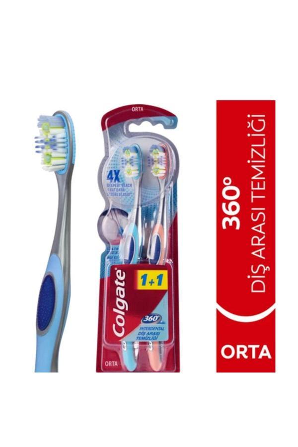 Colgate Diş Fırçası 360 Soft 1+1 - Image 1