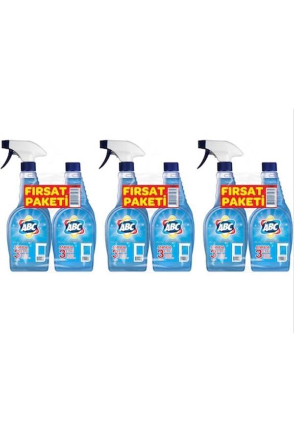 Abc Camsil Cam Temizleyici 750+750 Promosyonlu Paket 3 Adet - Image 1