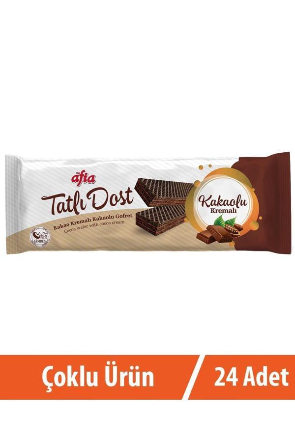 Afia Tatlı Dost Kakao Kremalı Gofret 24X140 Gr - Image 1