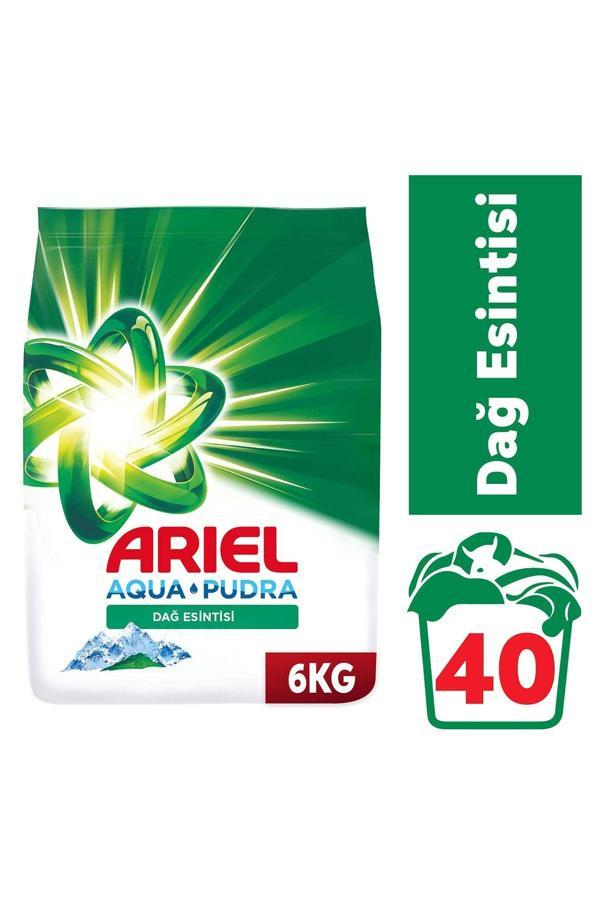 Ariel Dağ Esintisi 6 Kg Aquapudra Toz Çamaşır Deterjanı - Image 1