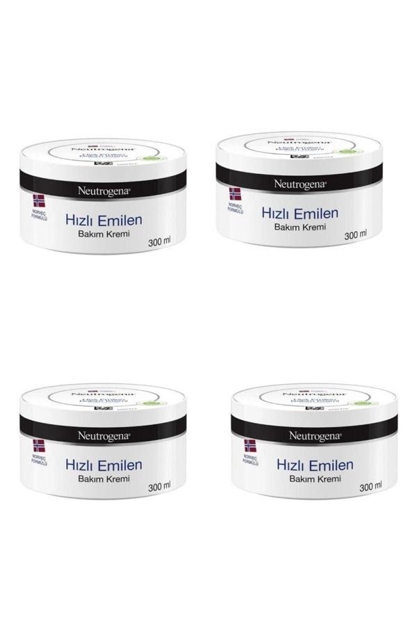 Neutrogena Norveç Formülü Hizli Emilen Bakim Kremi 300 Ml X 4 - Image 1