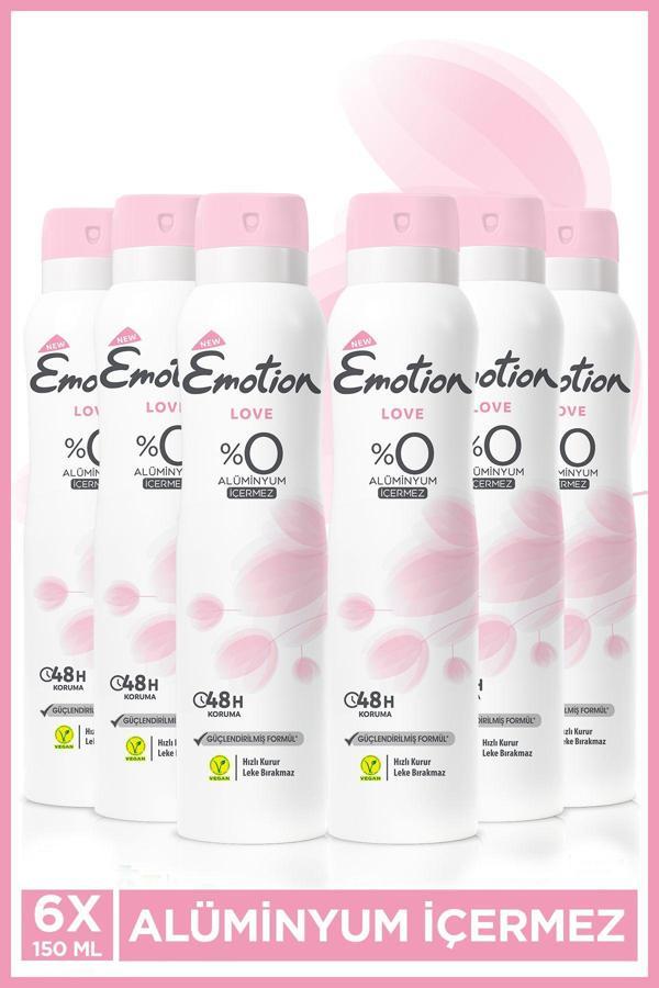 Emotion Love Kadın Deodorant 6X150Ml - Image 1