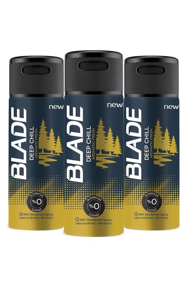 Blade Deep Chill Erkek Deodorant 3X150Ml - Image 1