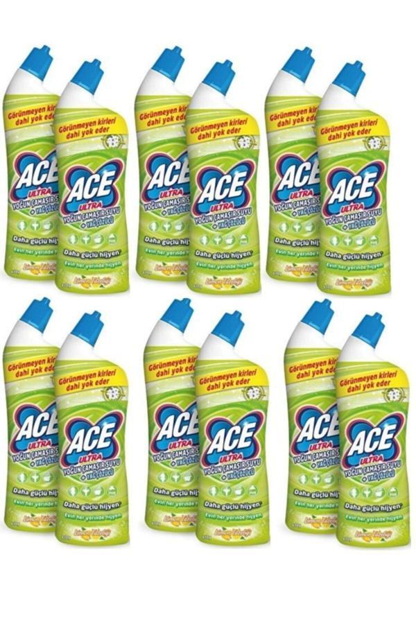 Ace 750Ml Ultra Power Jel Limon Tazeliği X12 Adet - Image 1