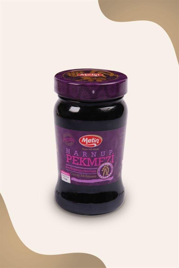 Metin Helva Metin Keçiboynuzu (Harnup) Pekmezi 380 Gr Cam Kavanoz - Image 1