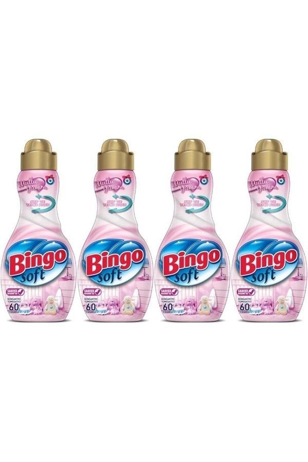 Bingo Soft Çamaşır Yumuşatıcı Konsantre 1440Ml Mutlu Yuvam (4 Lü Set) - Image 1