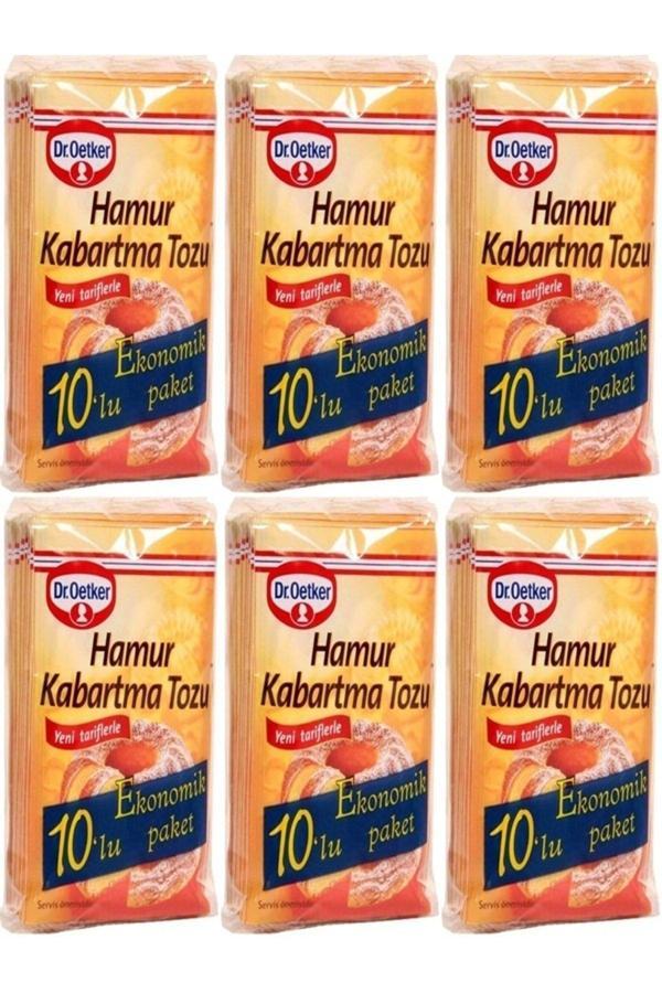 Dr. Oetker Dr.Oetker Hamur Kabartma Tozu 10'Lu X 6 Lı Ekonomik Paket - Image 1