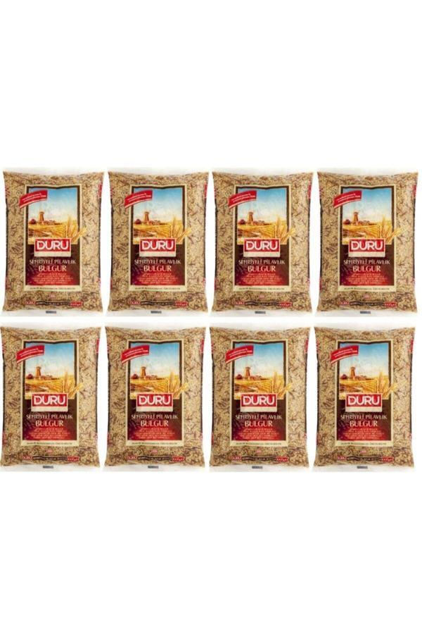 Duru Şehriyeli Pilavlık Bulgur 1 Kg X 8 Adet - Image 1