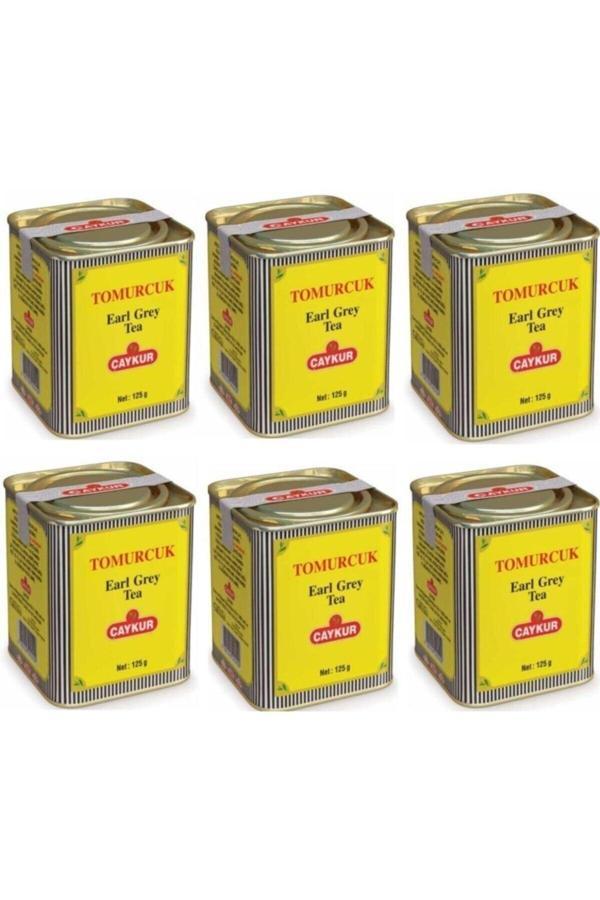 Çaykur Earl Grey Tomurcuk Dökme Çay Teneke 6 X 125 G - Image 1