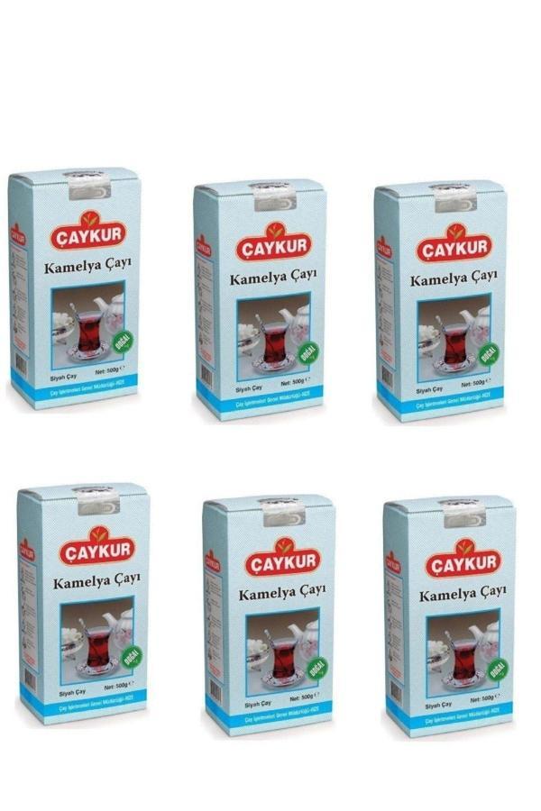 Çaykur Kamelya Siyah Dökme Çay 500 Gr X 6 Adet - Image 1