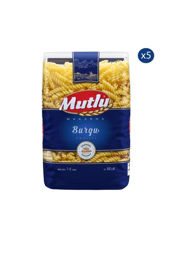 Mutlu Makarna Mutlu Burgu Makarna 500 Gr X 5 Adet - Image 1