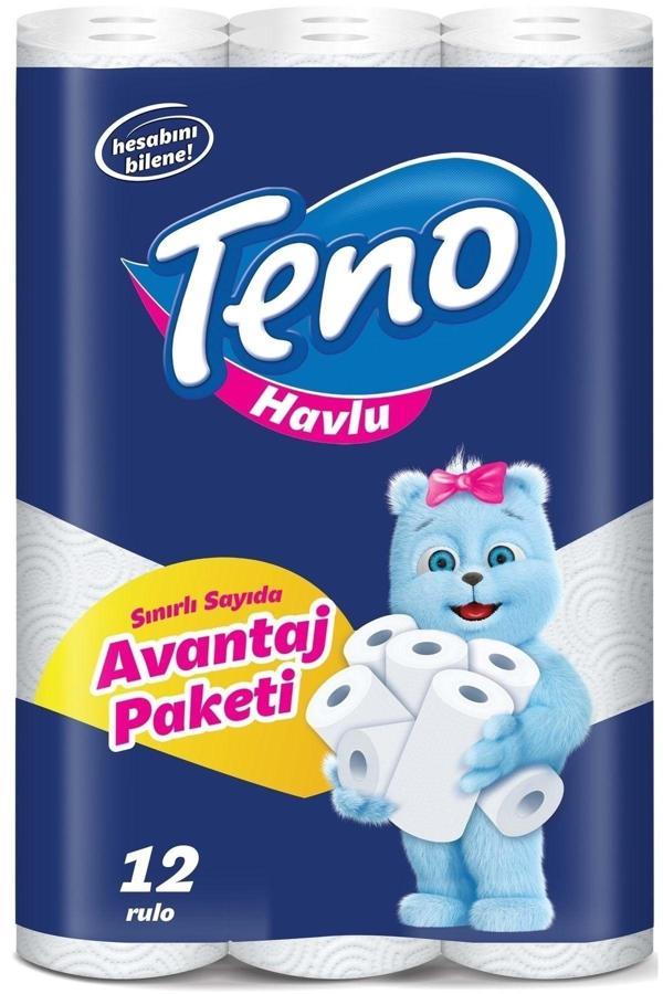 Teno Ultra Kağıt Havlu Çift Katlı 36 Lı Paket (3Pk*12) (Avantaj Pk Serisi) - Image 1