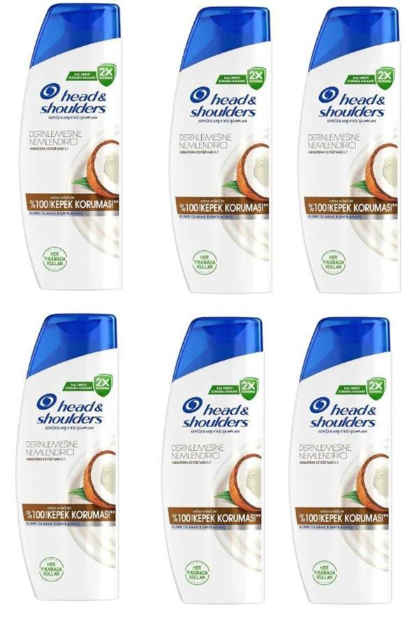 Head&Shoulders Head & Shoulders Şampuan 330 Ml 2-1 Derinlemesine Nemlendirci X6 Adet - Image 1