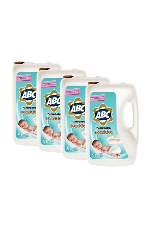 Abc Çamaşır Yumuşatıcısı Sensitive 5 Lt X 4 Adet - Image 1