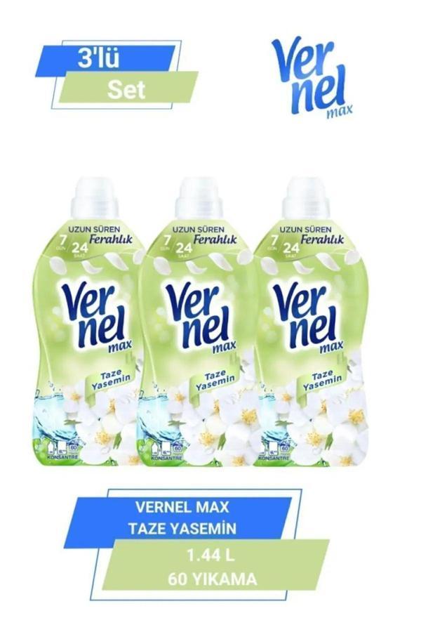 Vernel Max Taze Yasemin 1.44L 60 Yıkama 3 Lü Set - Image 1