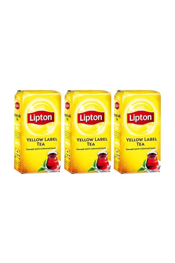 Lipton Yellow Label Dökme Çay 1000 Gr X 3 Adet = 3 Kg Dökme Çay - Image 1