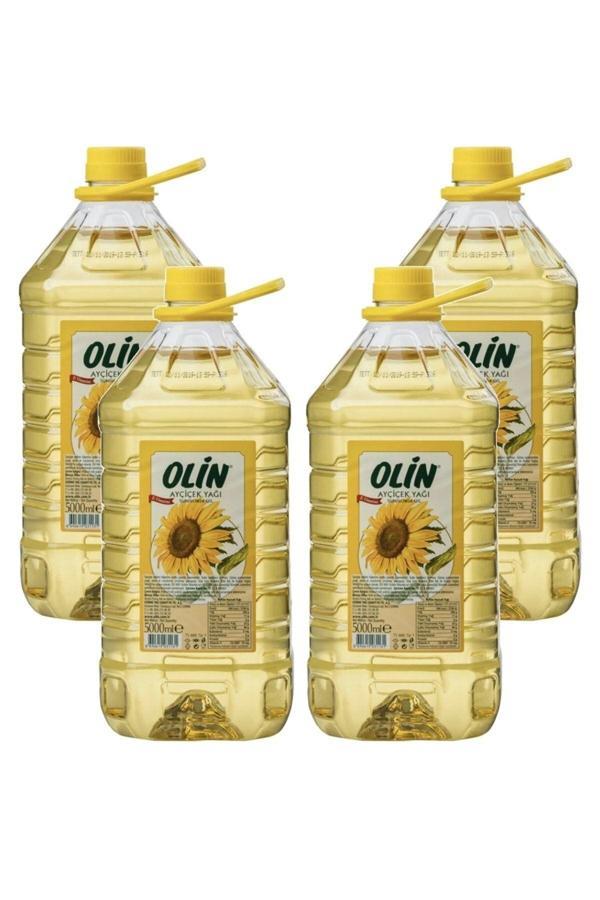 Olin Ayçiçek Yağı 5 Lt Pet X 4 Adet (20 Lt) - Image 1