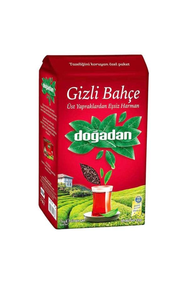 Doğadan Çay Gizli Bahçe 1000 Gr Siyah Çay Dökme Çay X 12 Adet - Image 1