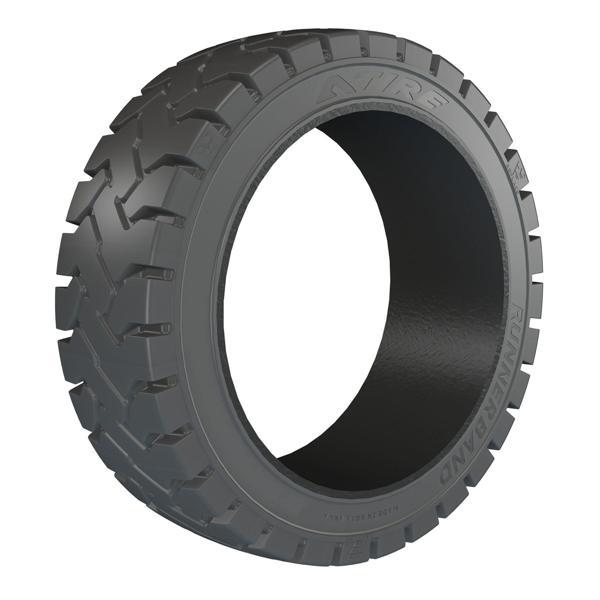 18x9-12.125 Runner Band Çemberli Dişli Dolgu Forklift Lastiği - Image 1