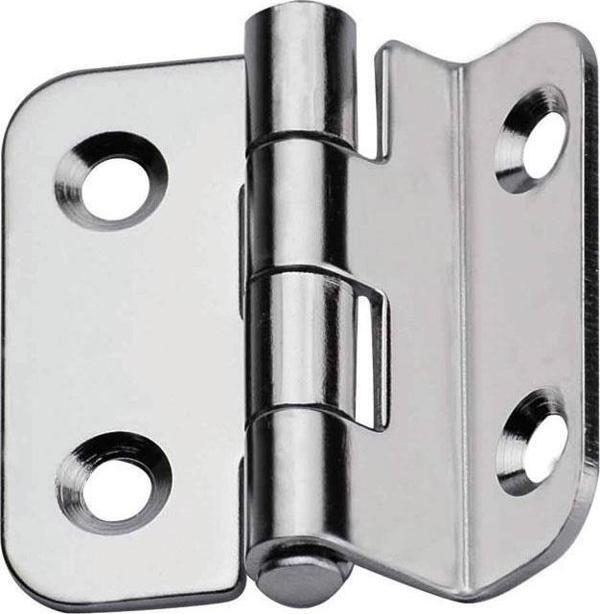 Lalizas Menteşe, Sağa w/ angle, Inox 316, L 35mm, W35mm, Kalın. 2mm - Image 1