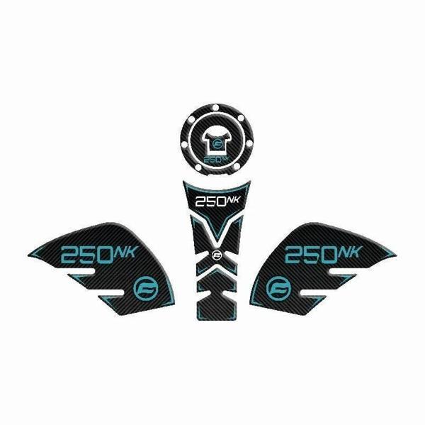 Gogo Tank Pad 001 Siyah-turkuaz Cfmoto 250 Nk - Image 1