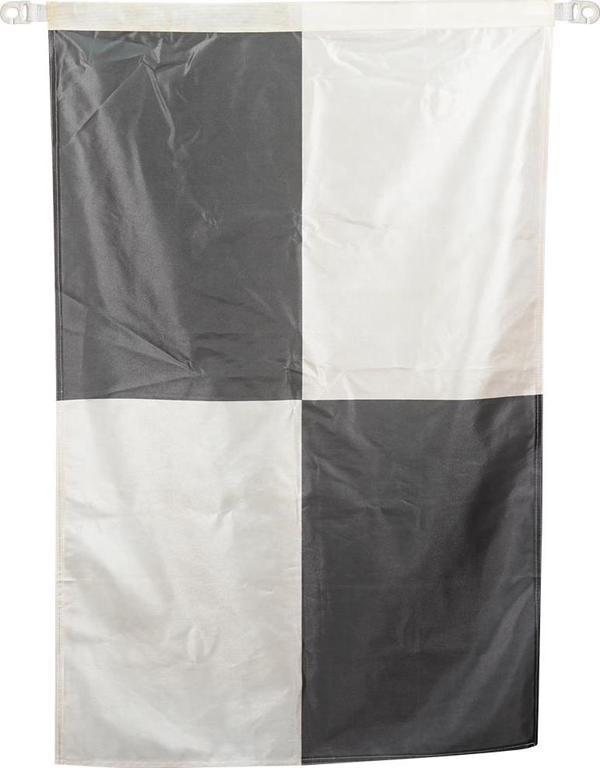 Ocean Marine Cankurtaran Bayrağı (Siyah&Beyaz Büyük Damalı75x100) - Image 1