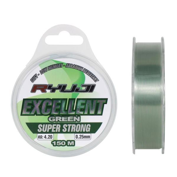 Ryuji Excellent Green 150m Monofilament Misina 0,20mm - Image 1