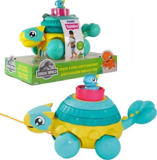 Adore Oyuncak Jurassic World Diz ve Çek Anki 73410, Bebekler İçin Aktivite Oyuncağı - Image 1