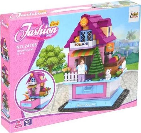Asya Oyuncak Asya Fashion Girl 391 Parça Lego Cookies Workshop Seti 0131-24708 - Image 1