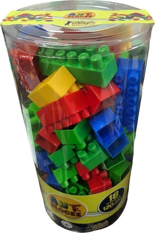 Asya Oyuncak Ant Blocks 120 Parça Yapı Blokları - Image 1