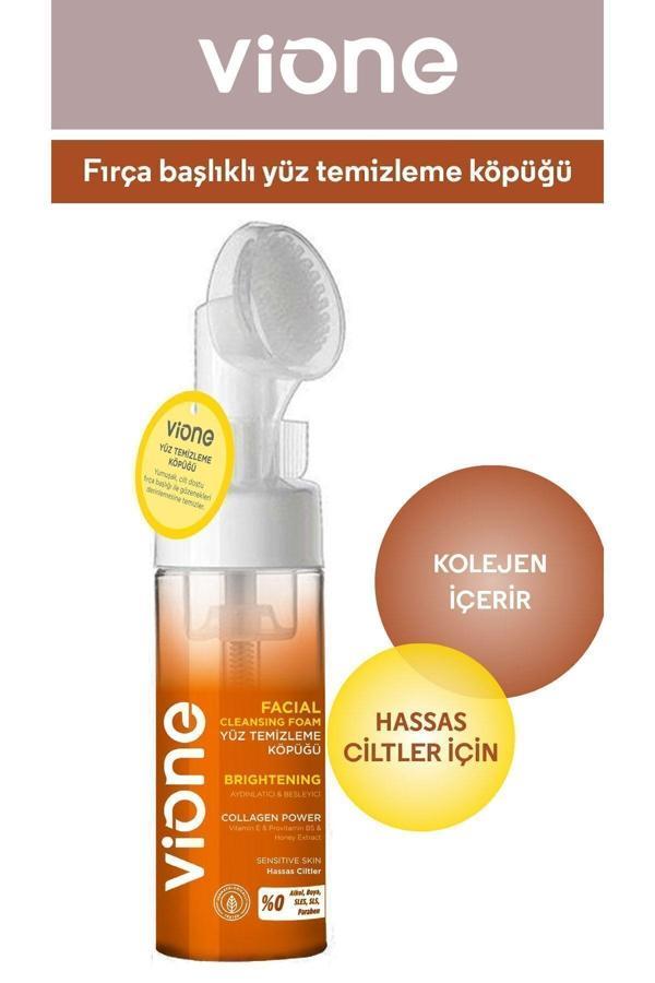 Hassas Ciltler Için Aydınlatıcı Besleyici Özel Fırçalı Yüz Temizleme Köpüğü 150 ml - Image 1