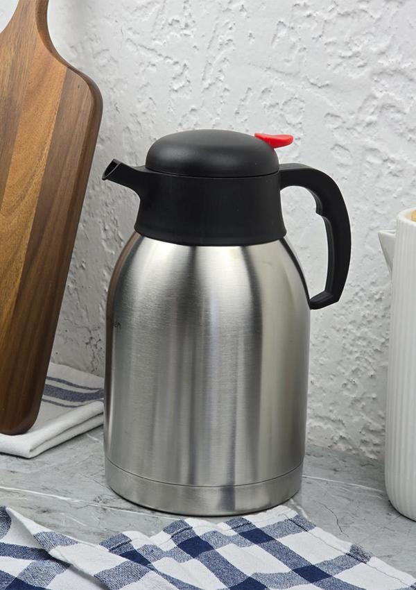 12 Saat Dayanıklı Termos - Çift Katlı Çelik Çay Termosu - 2 Litre - Image 1