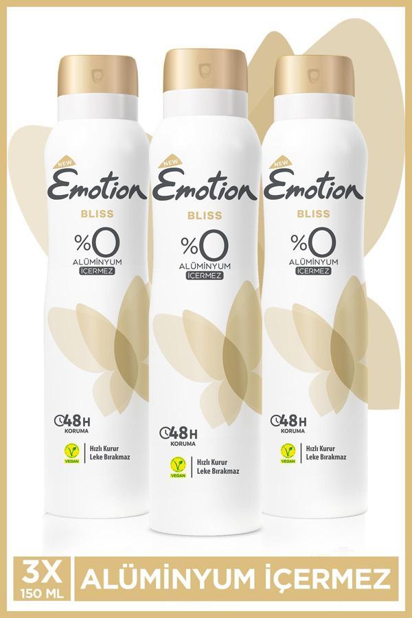 Emotion Bliss Kadın Deodorant 3x150 Ml - Image 1