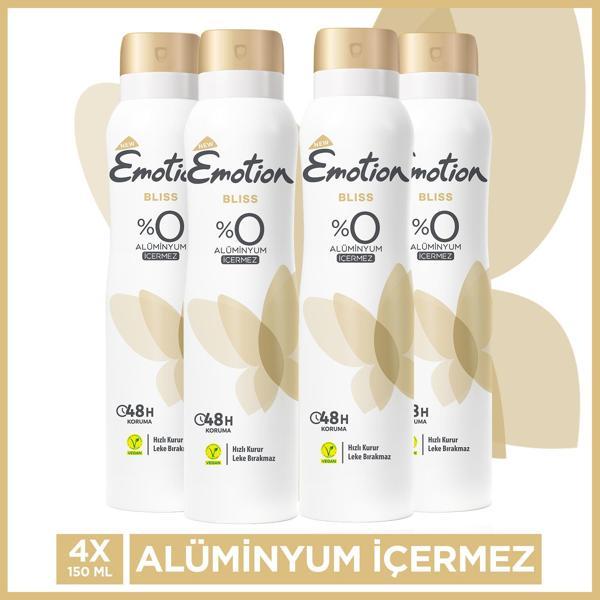 Emotion Bliss Kadın Deodorant 4x150 Ml - Image 1