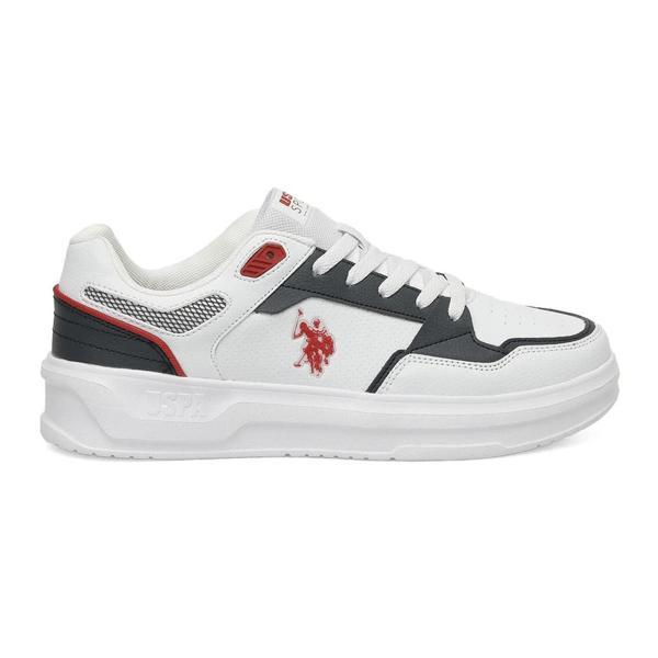 U.S. Polo Assn. Alucard Spor Ayakkabı Beyaz-Lacivert - Image 1
