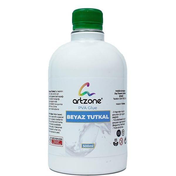 Artzone Beyaz PVA 500ml Beyaz Tutkal Yapıştırıcı (ys) - Image 1
