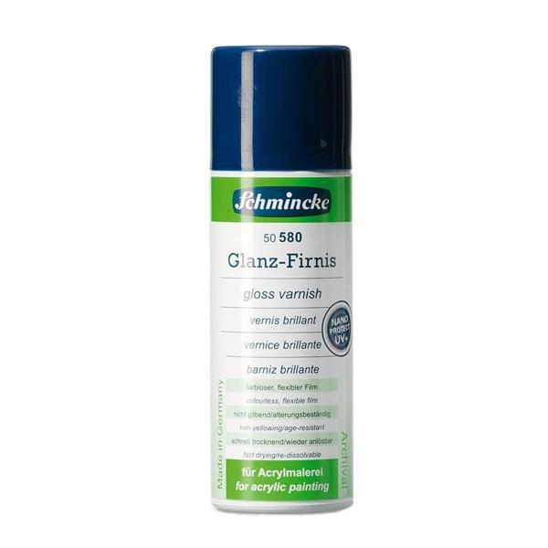 Schmincke Gloss Varnish - Parlak Sprey Vernik 300ml - Image 1