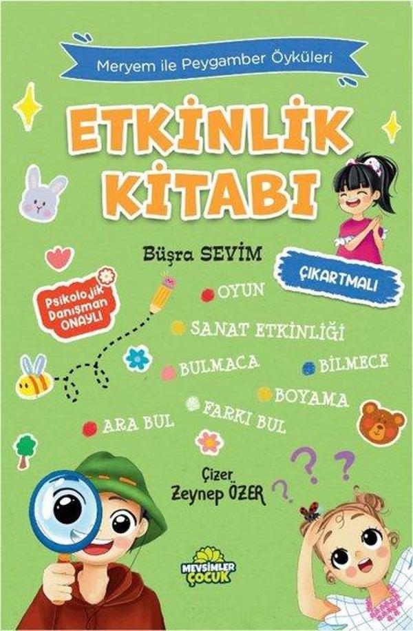 Meryem İle Peygamber Öyküleri Etkinlik Kitabı - Çıkartmalı - Mevsimler Çocuk - Image 1